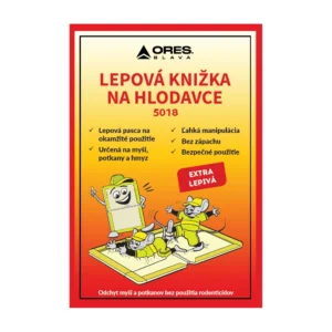 Kartónová lepová pasca na hlodavce vo forme knižky EK-5018 - 1 ks
