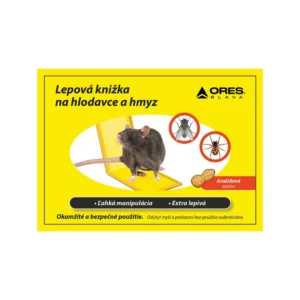 ORES lepová knižka na hlodavce a hmyz LP2 - arašidová aróma